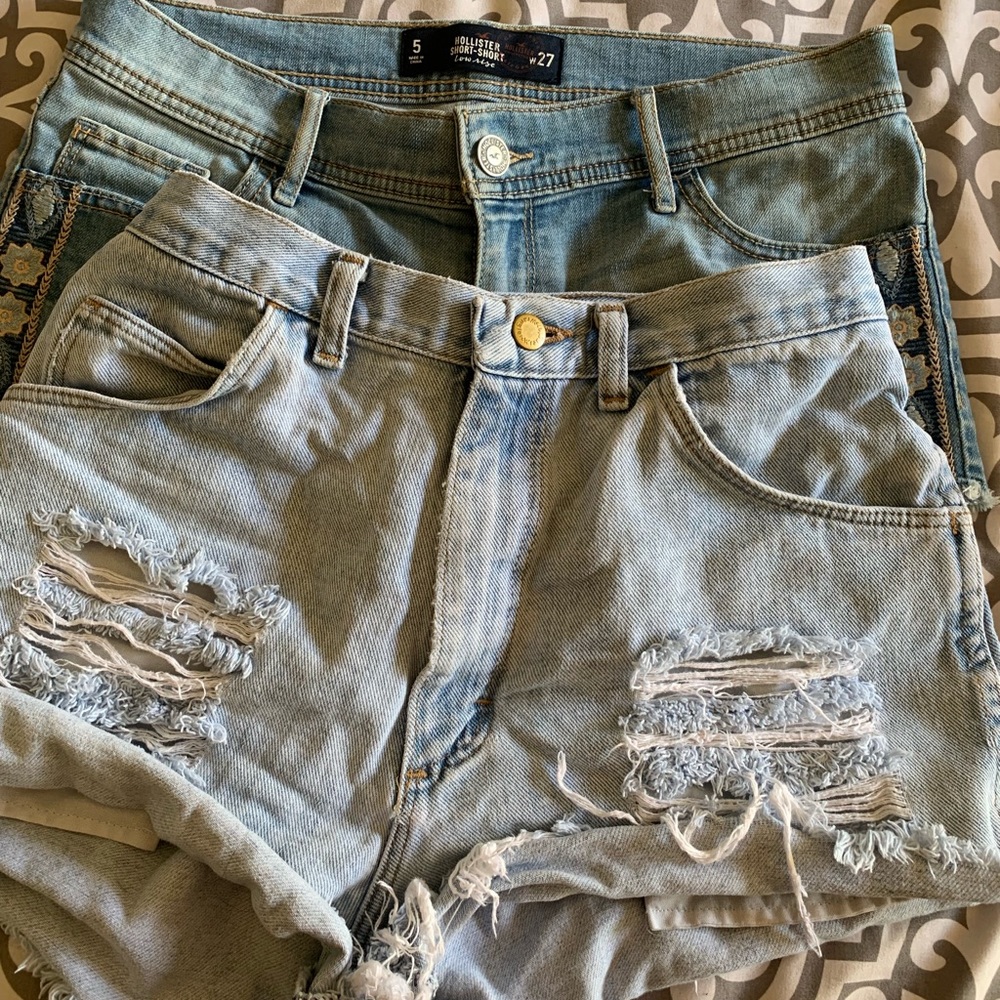 Jean shorts(2), Jean skirt